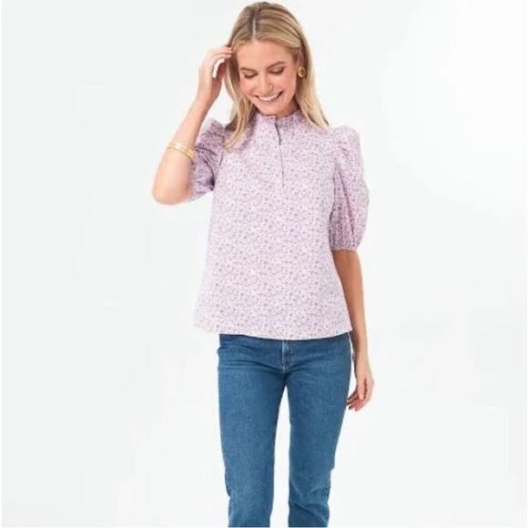 Tuckernuck Hyacinth House Floral Florence Blouse - Picture 1 of 9